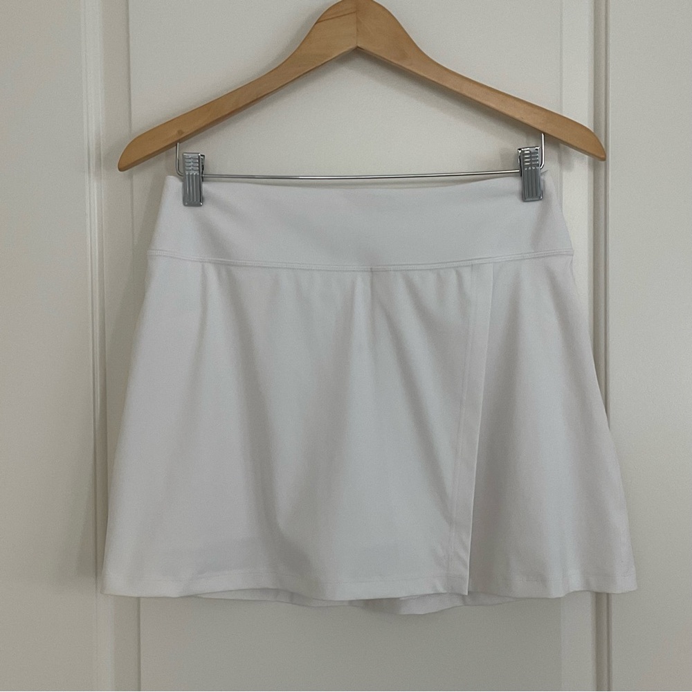 Athleta CrossCourt White Skirt M